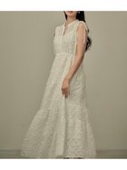 【フレイ アイディー/FRAY I.D】の【WEB限定00サイズ】フリンジジャガードティアードワンピース 人気、トレンドファッション・服の通販 founy(ファニー) ファッション Fashion レディースファッション WOMEN ワンピース Dress アシンメトリー Asymmetry インナー Inner エレガント 上品 Elegant 春 Spring カットジャガード Cut Jacquard キャミソール Camisole シアー Sheer スキッパー Skipper スタンド Stand 人気 Popularity メタル Metal リボン Ribbon リュクス Luxe S/S・春夏 Ss・Spring/Summer 夏 Summer thumbnail IVR[003]|ID: prp329100004348991 ipo3291000000032226895