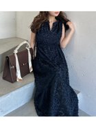 【フレイ アイディー/FRAY I.D】の【WEB限定00サイズ】フリンジジャガードティアードワンピース 人気、トレンドファッション・服の通販 founy(ファニー) ファッション Fashion レディースファッション WOMEN ワンピース Dress アシンメトリー Asymmetry インナー Inner エレガント 上品 Elegant 春 Spring カットジャガード Cut Jacquard キャミソール Camisole シアー Sheer スキッパー Skipper スタンド Stand 人気 Popularity メタル Metal リボン Ribbon リュクス Luxe S/S・春夏 Ss・Spring/Summer 夏 Summer thumbnail NVY[089]|ID: prp329100004348991 ipo3291000000032226900