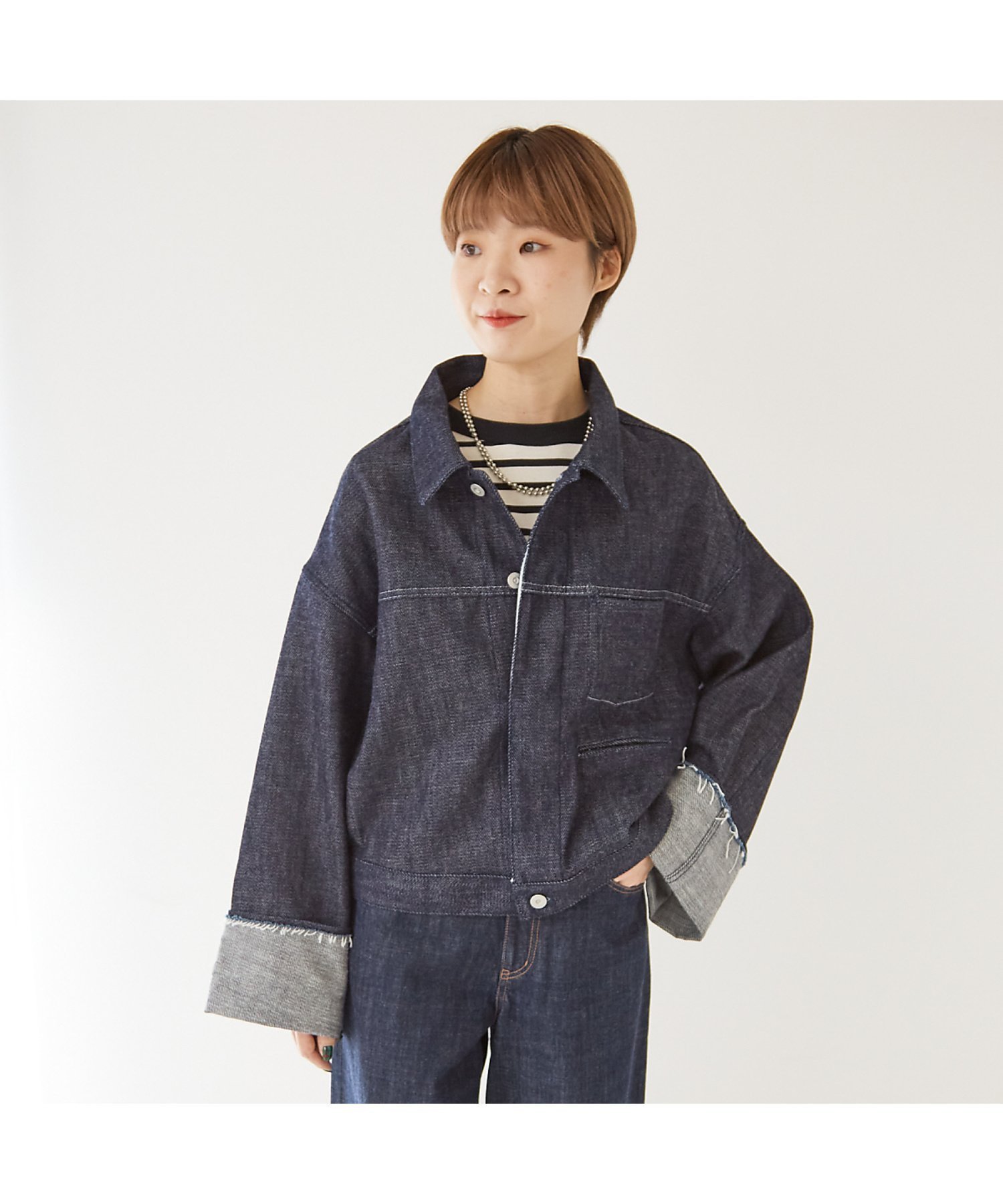 【コレックス/collex】の【collex限定】【KURO/クロ】デニムジャケット 人気、トレンドファッション・服の通販 founy(ファニー) 　ファッション　Fashion　レディースファッション　WOMEN　アウター　Coat Outerwear　ジャケット　Jackets　デニムジャケット　Denim Jackets　コレクション　Collection　シルバー　Silver　ジャケット　Jacket　デニム　Denim　人気　Popularity　フォルム　Form　別注　Special Order　 other-1|ID: prp329100004349515 ipo3291000000030446269