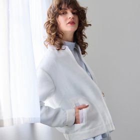 【リズム/R-ISM】のシアーブルゾン 人気、トレンドファッション・服の通販 founy(ファニー) ファッション Fashion レディースファッション WOMEN アウター Coat Outerwear ブルゾン Blouson/Jackets インナー Inner エレガント 上品 Elegant 洗える Washable ギャザー Gather シアー Sheer シンプル Simple トレンド Trend パーカー Hoodie フォルム Form フロント Front ブルゾン Blouson プリント Print ポケット Pocket 羽織 Haori おすすめ Recommend |ID:prp329100004350935