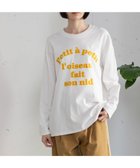 【プードゥドゥ/POU DOU DOU】のフロッキーロゴプリントロンT 人気、トレンドファッション・服の通販 founy(ファニー) ファッション Fashion レディースファッション WOMEN トップス・カットソー Tops/Tshirt ロング / Tシャツ T-Shirts インナー Inner シンプル Simple スマート Smart フロント Front プリント Print ルーズ Loose thumbnail オフホワイト|ID: prp329100004351556 ipo3291000000030390524