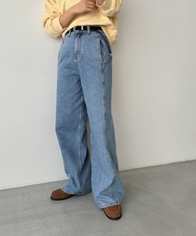 【キャナルジーン/CANAL JEAN】のEl mar シームデニムパンツ 人気、トレンドファッション・服の通販 founy(ファニー) ファッション Fashion レディースファッション WOMEN パンツ Pants デニムパンツ Denim Pants おすすめ Recommend コンパクト Compact シンプル Simple ストレッチ Stretch センター Center デニム Denim バランス Balance フロント Front ポケット Pocket ワイド Wide |ID:prp329100004352007