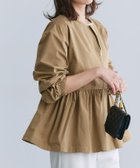 【ピエロ/Pierrot】のヘムフレアノーカラーブルゾン 人気、トレンドファッション・服の通販 founy(ファニー) ファッション Fashion レディースファッション WOMEN アウター Coat Outerwear ブルゾン Blouson/Jackets インナー Inner シンプル Simple フェミニン Feminine フレア Flare ブルゾン Blouson 人気 Popularity thumbnail ベージュ|ID: prp329100004352797 ipo3291000000030492469