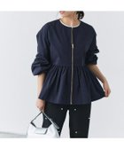 【ピエロ/Pierrot】のヘムフレアノーカラーブルゾン 人気、トレンドファッション・服の通販 founy(ファニー) ファッション Fashion レディースファッション WOMEN アウター Coat Outerwear ブルゾン Blouson/Jackets インナー Inner シンプル Simple フェミニン Feminine フレア Flare ブルゾン Blouson 人気 Popularity thumbnail ネイビー|ID: prp329100004352797 ipo3291000000030492471