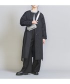 【その他のブランド/Other】のコットンナイロン ノーカラー ベルトコート -撥水加工- NAVY|ID: prp329100004352998 ipo3291000000030525639