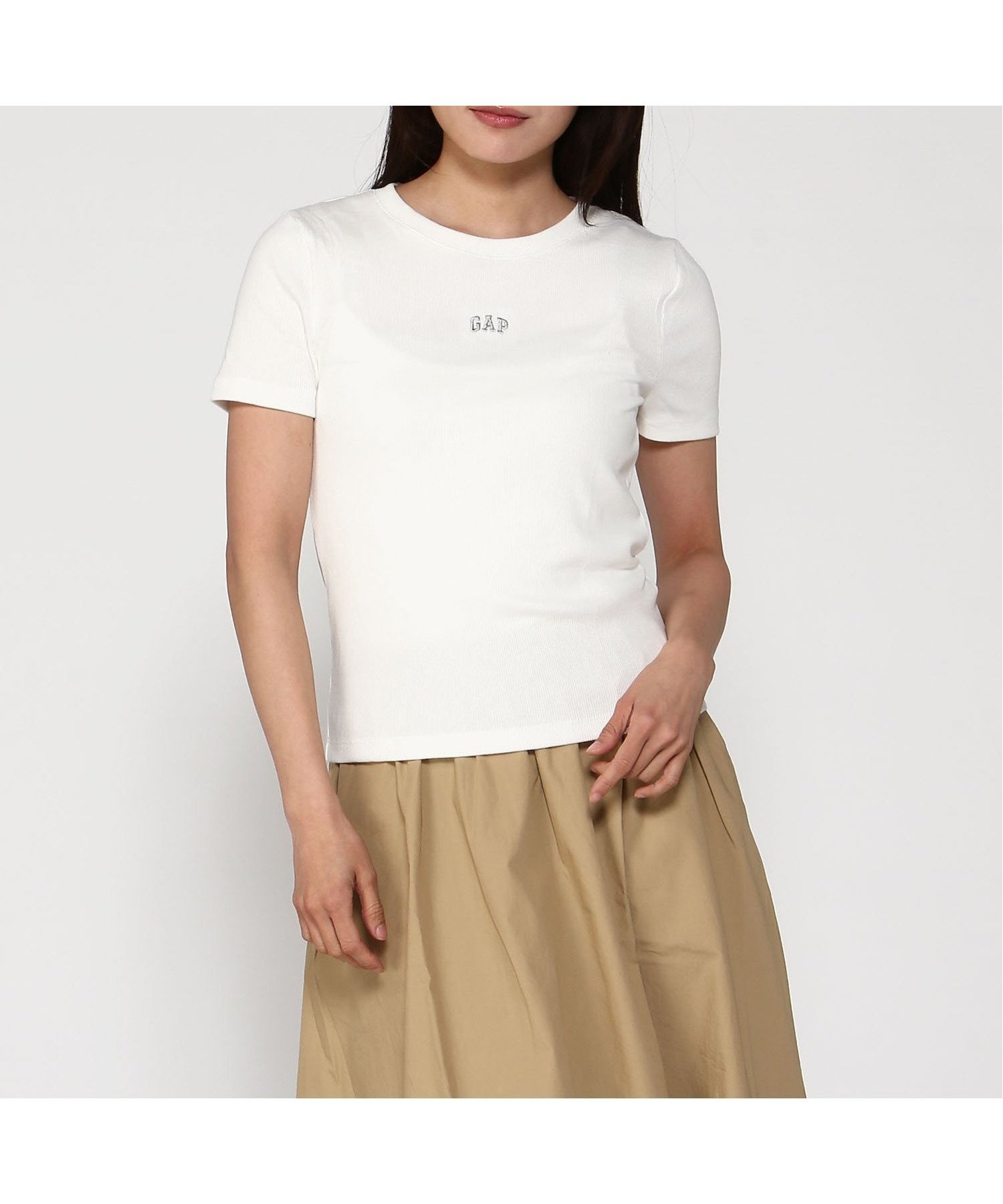 【ギャップ/GAP】のFRCH SS MOD RIB ABBRV TEE インテリア・キッズ・メンズ・レディースファッション・服の通販 founy(ファニー) 　ファッション　Fashion　レディースファッション　WOMEN　エンブロイダリー　Embroidery　センター　Center　トレンド　Trend　ミックス　Mix　NEW_OFF_WHITE|ID: prp329100004353287 ipo3291000000030402801