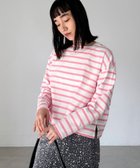 【ドゥ アルシーヴ/Doux archives】のボーダーショートロンTee 人気、トレンドファッション・服の通販 founy(ファニー) ファッション Fashion レディースファッション WOMEN トップス・カットソー Tops/Tshirt ロング / Tシャツ T-Shirts おすすめ Recommend ショルダー Shoulder ショート Short スリット Slit タイトスカート Tight Skirt ドロップ Drop バランス Balance ベーシック Basic ボーダー Border ワイド Wide thumbnail WHITE/PINK|ID: prp329100004353324 ipo3291000000030403080