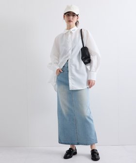 【ビッキー/VICKY】の【ENIM BY VICKY】ダブルウエストデニムスカート≪手洗い可能≫ 人気、トレンドファッション・服の通販 founy(ファニー) ファッション Fashion レディースファッション WOMEN スカート Skirt デニムスカート Denim Skirts シンプル Simple スリット Slit ダブル Double デニム Denim トレンド Trend ポケット Pocket リメイク Remake おすすめ Recommend |ID:prp329100004353987