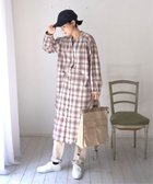 【エルビーシー/LBC】のオンブレチェックワンピース 人気、トレンドファッション・服の通販 founy(ファニー) ファッション Fashion レディースファッション WOMEN ワンピース Dress グラデーション Gradation チェック Check フェミニン Feminine フリル Frills 秋 Autumn/Fall 羽織 Haori thumbnail ベージュ|ID: prp329100004354026 ipo3291000000030407965