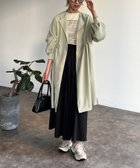 【シェトワ/Chez toi】の袖口リブ着流しコート 人気、トレンドファッション・服の通販 founy(ファニー) ファッション Fashion レディースファッション WOMEN アウター Coat Outerwear コート Coats シンプル Simple ハイネック High Neck リラックス Relax プチプライス・低価格 Affordable おすすめ Recommend thumbnail カーキ|ID: prp329100004354091 ipo3291000000030950824