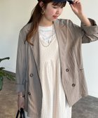 【シェトワ/Chez toi】のイージーテーラージャケット 人気、トレンドファッション・服の通販 founy(ファニー) ファッション Fashion レディースファッション WOMEN アウター Coat Outerwear ジャケット Jackets シアー Sheer シンプル Simple デニム Denim プチプライス・低価格 Affordable リラックス Relax エレガント 上品 Elegant 今季 This Season thumbnail ベージュ|ID: prp329100004354093 ipo3291000000030409618