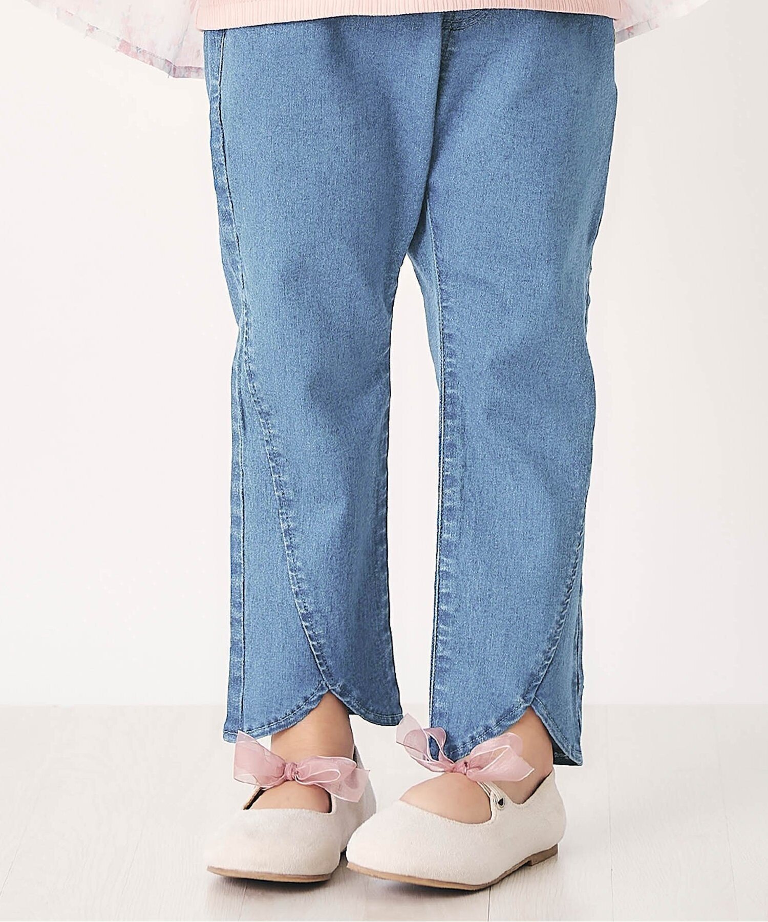 【その他のブランド/Other】のチューリップきゅんパンツ 10分丈 人気、トレンドファッション・服の通販 founy(ファニー) 　ファッション　Fashion　キッズファッション　KIDS　ボトムス　Bottoms/Kids　2025年　2025　2025春夏・S/S　Ss,Spring/Summer,2025　チューリップ　Tulip　ポケット　Pocket　モチーフ　Motif　定番　Standard　春　Spring　 other-1|ID: prp329100004354525 ipo3291000000032071114