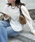 【シーピーシーエム/CPCM】のスラブシアーロンT 人気、トレンドファッション・服の通販 founy(ファニー) ファッション Fashion レディースファッション WOMEN トップス・カットソー Tops/Tshirt ロング / Tシャツ T-Shirts おすすめ Recommend インナー Inner カーディガン Cardigan シアー Sheer シンプル Simple ジャケット Jacket トレンド Trend ベーシック Basic 夏 Summer 春 Spring S/S・春夏 Ss・Spring/Summer A/W・秋冬 Aw・Autumn/Winter・Fw・Fall-Winter thumbnail オフホワイト|ID: prp329100004354606 ipo3291000000030414323