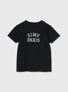 【エイミーイストワール/eimy istoire】のEIMY PARIS Tシャツ 人気、トレンドファッション・服の通販 founy(ファニー) ファッション Fashion レディースファッション WOMEN トップス・カットソー Tops/Tshirt シャツ/ブラウス Shirts/Blouses ロング / Tシャツ T-Shirts カーディガン Cardigan シンプル Simple ジャケット Jacket スニーカー Sneakers デニム Denim フェミニン Feminine フレンチ French フロント Front リラックス Relax エレガント 上品 Elegant thumbnail BLACK|ID: prp329100004354629 ipo3291000000030414544