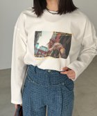 【ドゥ アルシーヴ/Doux archives】のフォトプリントロンTee 人気、トレンドファッション・服の通販 founy(ファニー) ファッション Fashion レディースファッション WOMEN トップス・カットソー Tops/Tshirt ロング / Tシャツ T-Shirts ショルダー Shoulder ドロップ Drop プリント Print thumbnail WHITE|ID: prp329100004354661 ipo3291000000030414735