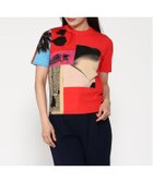 【デシグアル/Desigual】のポストカード柄のTシャツ 人気、トレンドファッション・服の通販 founy(ファニー) ファッション Fashion レディースファッション WOMEN トップス・カットソー Tops/Tshirt シャツ/ブラウス Shirts/Blouses ロング / Tシャツ T-Shirts カラフル Colorful シューズ Shoes デニム Denim パターン Pattern パッチワーク Patchwork プリント Print メンズ Mens 半袖 Short Sleeve thumbnail ピンク/レッド/3136|ID: prp329100004354735 ipo3291000000030415097