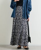 【アンディコール/un dix cors】のデイジーデシンプリントフレアスカート 人気、トレンドファッション・服の通販 founy(ファニー) ファッション Fashion レディースファッション WOMEN スカート Skirt Aライン/フレアスカート Flared A-Line Skirts ウェーブ Wave ストレート Straight スリーブ Sleeve フィット Fit フレア Flare ポケット Pocket レース Race おすすめ Recommend thumbnail ネイビー|ID: prp329100004354826 ipo3291000000030415896