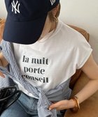 【ディスコート/Discoat】の【WEB限定】《新色追加!》カールロゴフレンチスリーブTシャツ ホワイトその他2|ID: prp329100004354931 ipo3291000000030418254