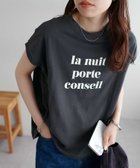 【ディスコート/Discoat】の【WEB限定】《新色追加!》カールロゴフレンチスリーブTシャツ チャコールグレー|ID: prp329100004354931 ipo3291000000030418262