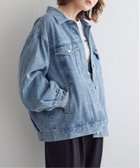 【ノッチ/notch】のオーバーサイズデニムジャケット 人気、トレンドファッション・服の通販 founy(ファニー) ファッション Fashion レディースファッション WOMEN アウター Coat Outerwear ジャケット Jackets デニムジャケット Denim Jackets インナー Inner ジャケット Jacket スウェット Sweat デニム Denim ハーフ Half フェミニン Feminine ロング Long thumbnail ライトブルー|ID: prp329100004355775 ipo3291000000030512794