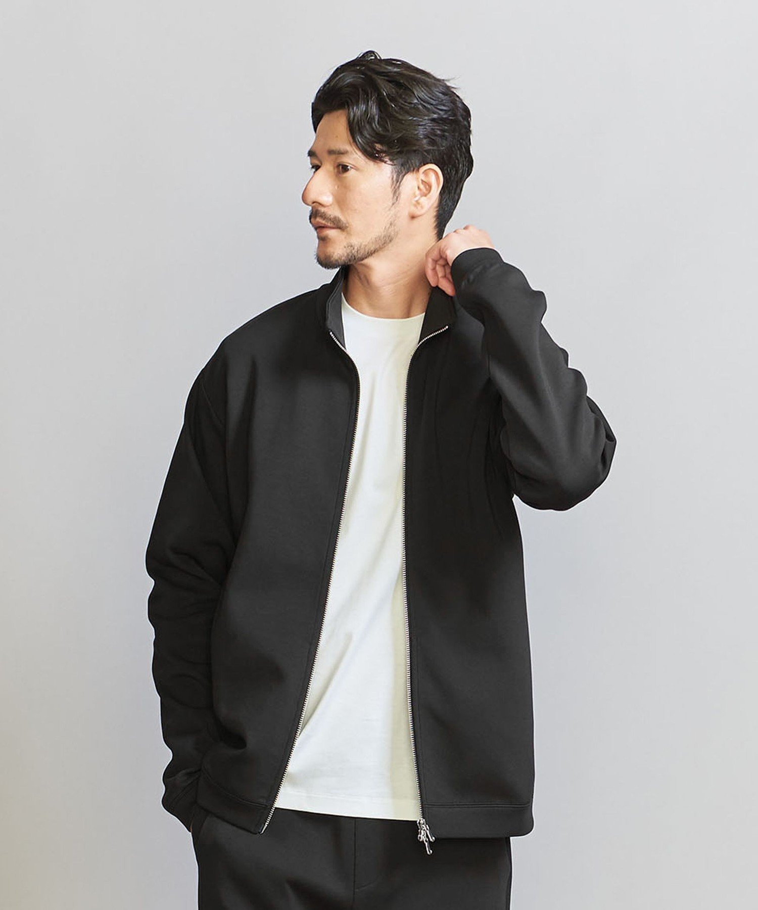 【ビューティ&ユース ユナイテッドアローズ/BEAUTY&YOUTH / UNITED ARROWS / MEN】の【WEB限定 WARDROBE SMART】ダブルニット スタンド ジップブルゾン/セットアップ対応 人気、トレンドファッション・服の通販 founy(ファニー) 　ファッション　Fashion　メンズファッション　MEN　セットアップ　Setup/Men　カーディガン　Cardigan　ジャージ　Jersey　スウェット　Sweat　スタンド　Stand　スポーティ　Sporty　スマート　Smart　スラックス　Slacks　セットアップ　Set Up　ダブル　Double　トレーナー　Trainer　パーカー　Hoodie　ファブリック　Fabric　フラット　Flat　ブルゾン　Blouson　ポケット　Pocket　リラックス　Relax　エレガント 上品　Elegant　 other-1|ID: prp329100004356474 ipo3291000000030510473