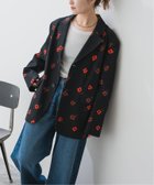 【スピック&スパン/Spick & Span】のHiguchi *S オーバーサイズジャケット 人気、トレンドファッション・服の通販 founy(ファニー) ファッション Fashion レディースファッション WOMEN アウター Coat Outerwear ジャケット Jackets イエロー Yellow コラボ Collaboration トレンド Trend 人気 Popularity バランス Balance プリント Print ミックス Mix ミドル Middle モチーフ Motif リアル Real thumbnail ブラックベース|ID: prp329100004356501 ipo3291000000030442093