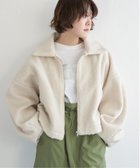 【ノッチ/notch】のシープボアジップジャケット 人気、トレンドファッション・服の通販 founy(ファニー) ファッション Fashion レディースファッション WOMEN アウター Coat Outerwear ジャケット Jackets インナー Inner スラックス Slacks デニム Denim バランス Balance ロング Long thumbnail オフホワイト|ID: prp329100004356540 ipo3291000000030442906