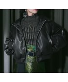 【ハレ/HARE】のフェイクレザーN2B 人気、トレンドファッション・服の通販 founy(ファニー) ファッション Fashion レディースファッション WOMEN おすすめ Recommend ウォーム Worm クール Cool フェイクレザー Faux Leather フレア Flare ブルゾン Blouson 冬 Winter thumbnail ブラック09|ID: prp329100004356553 ipo3291000000030443056