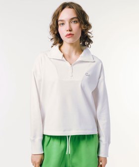 【ラコステ/LACOSTE】の接触冷感 吸水速乾 COOL MAX クールマックス クロップド ハーフジップスウェット トレーナー 人気、トレンドファッション・服の通販 founy(ファニー) ファッション Fashion レディースファッション WOMEN トップス・カットソー Tops/Tshirt パーカ Sweats スウェット Sweat クロップド Cropped スウェット Sweat トレンド Trend トレーナー Trainer ドローストリング Drawstring ハイネック High Neck ベーシック Basic 吸水 Water Absorption |ID:prp329100004356868