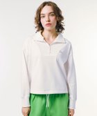 【ラコステ/LACOSTE】の接触冷感 吸水速乾 COOL MAX クールマックス クロップド ハーフジップスウェット トレーナー 人気、トレンドファッション・服の通販 founy(ファニー) ファッション Fashion レディースファッション WOMEN トップス・カットソー Tops/Tshirt パーカ Sweats スウェット Sweat クロップド Cropped スウェット Sweat トレンド Trend トレーナー Trainer ドローストリング Drawstring ハイネック High Neck ベーシック Basic 吸水 Water Absorption thumbnail ホワイト|ID: prp329100004356868 ipo3291000000030447308