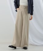 【ビームス ウイメン/BEAMS】のRay BEAMS / ハイウエスト ダブル ベルト パンツ BEIGE|ID: prp329100004356932 ipo3291000000030447692