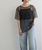 【ノッチ/notch】のチュールレイヤードTシャツ 人気、トレンドファッション・服の通販 founy(ファニー) ファッション Fashion レディースファッション WOMEN トップス・カットソー Tops/Tshirt シャツ/ブラウス Shirts/Blouses ロング / Tシャツ T-Shirts エアリー Airy シンプル Simple チュール Tulle thumbnail ブラック|ID: prp329100004357024 ipo3291000000030448504