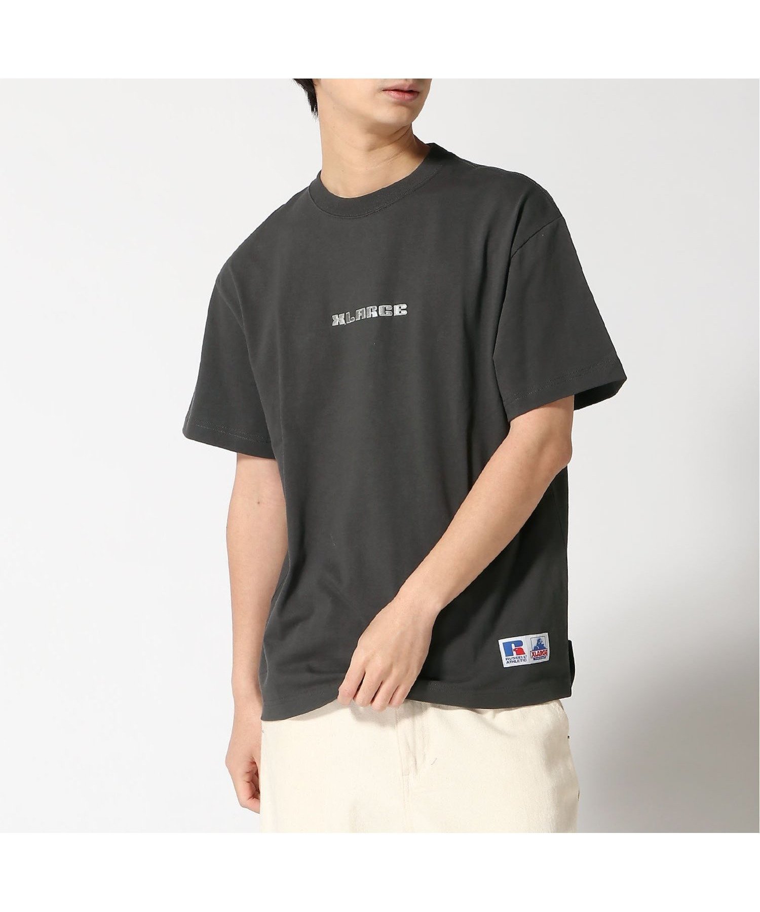 【エクストララージ/XLARGE】のXLARGE/XLARGE×RUSSELL ATHLETIC S/S TEE インテリア・キッズ・メンズ・レディースファッション・服の通販 founy(ファニー) 　ファッション　Fashion　レディースファッション　WOMEN　夏　Summer　S/S・春夏　Ss・Spring/Summer　CHARCOAL|ID: prp329100004357036 ipo3291000000030448639