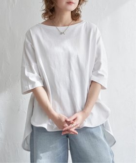 【ノッチ/notch】のコットン100%ドルマンTシャツ 人気、トレンドファッション・服の通販 founy(ファニー) ファッション Fashion レディースファッション WOMEN トップス・カットソー Tops/Tshirt シャツ/ブラウス Shirts/Blouses ロング / Tシャツ T-Shirts おすすめ Recommend シンプル Simple 定番 Standard 無地 Plain Color |ID:prp329100004357048