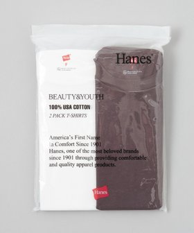 【ビューティ&ユース ユナイテッドアローズ/BEAUTY&YOUTH / UNITED ARROWS】の【別注】 Hanes 2パック Tシャツ 人気、トレンドファッション・服の通販 founy(ファニー) ファッション Fashion レディースファッション WOMEN トップス・カットソー Tops/Tshirt シャツ/ブラウス Shirts/Blouses ロング / Tシャツ T-Shirts アンダー Under インナー Inner クラシカル Classical コレクション Collection コンパクト Compact 今季 This Season スウェット Sweat スペシャル Special チューブ Tube デニム Denim トレンド Trend 定番 Standard 別注 Special Order メンズ Mens おすすめ Recommend |ID:prp329100004357050