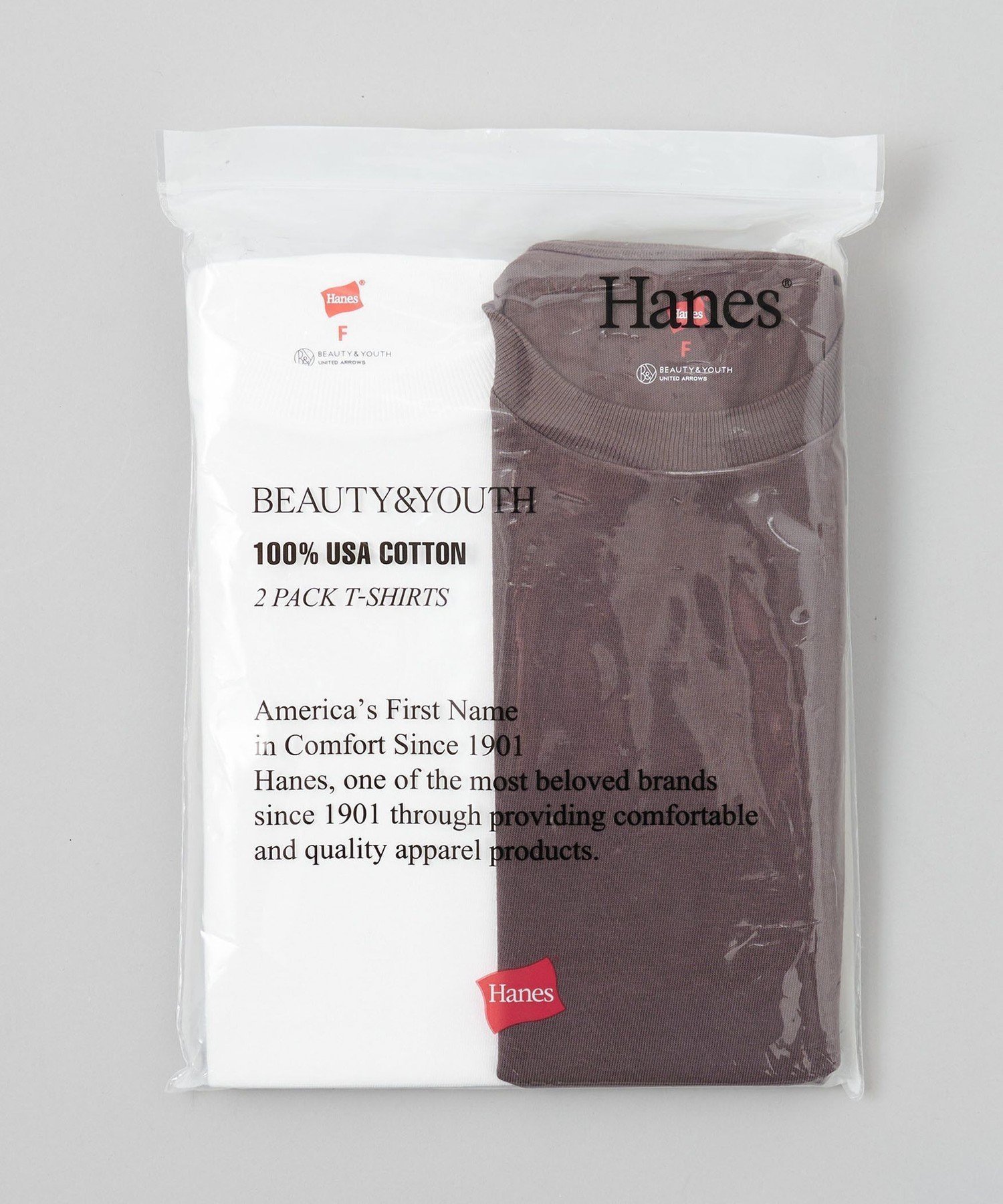 【ビューティ&ユース ユナイテッドアローズ/BEAUTY&YOUTH / UNITED ARROWS】の【別注】 Hanes 2パック Tシャツ 人気、トレンドファッション・服の通販 founy(ファニー) 　ファッション　Fashion　レディースファッション　WOMEN　トップス・カットソー　Tops/Tshirt　シャツ/ブラウス　Shirts/Blouses　ロング / Tシャツ　T-Shirts　アンダー　Under　インナー　Inner　クラシカル　Classical　コレクション　Collection　コンパクト　Compact　今季　This Season　スウェット　Sweat　スペシャル　Special　チューブ　Tube　デニム　Denim　トレンド　Trend　定番　Standard　別注　Special Order　メンズ　Mens　おすすめ　Recommend　 other-1|ID: prp329100004357050 ipo3291000000030448783