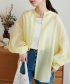 【ディスコート/Discoat】の【リバイバル】シアーバンドカラーシャツ《WEB限定カラーあり》 イエロー|ID: prp329100004357746 ipo3291000000031085653