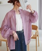 【ディスコート/Discoat】の【リバイバル】シアーバンドカラーシャツ《WEB限定カラーあり》 バイオレット|ID: prp329100004357746 ipo3291000000031085658