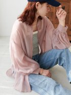【ディスコート/Discoat】の【リバイバル】シアーバンドカラーシャツ《WEB限定カラーあり》 ピンク|ID: prp329100004357746 ipo3291000000031085661