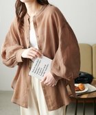 【ディスコート/Discoat】の【リバイバル】シアーバンドカラーシャツ《WEB限定カラーあり》 モカ|ID: prp329100004357746 ipo3291000000031085667