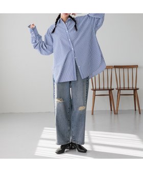 【ローリーズファーム/LOWRYS FARM】 ストライプ2WAYシャツ人気、トレンドファッション・服の通販 founy(ファニー) ファッション Fashion レディースファッション WOMEN トップス・カットソー Tops/Tshirt シャツ/ブラウス Shirts/Blouses インナー Inner オフショルダー Off Shoulder スウェット Sweat ストライプ Stripe ビスチェ Bustier ベーシック Basic ラップ Wrap 定番 Standard |ID:prp329100004357842