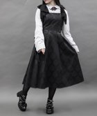 【アクシーズファム/axes femme】のシフォンリボンキャミワンピース 人気、トレンドファッション・服の通販 founy(ファニー) ファッション Fashion レディースファッション WOMEN ワンピース Dress キャミワンピース No Sleeve Dresses おすすめ Recommend クラシカル Classical コルセット Corset シフォン Chiffon ジャカード Jacquard リボン Ribbon エレガント 上品 Elegant thumbnail 黒|ID: prp329100004358001 ipo3291000000030459412