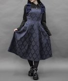 【アクシーズファム/axes femme】のシフォンリボンキャミワンピース 人気、トレンドファッション・服の通販 founy(ファニー) ファッション Fashion レディースファッション WOMEN ワンピース Dress キャミワンピース No Sleeve Dresses おすすめ Recommend クラシカル Classical コルセット Corset シフォン Chiffon ジャカード Jacquard リボン Ribbon エレガント 上品 Elegant thumbnail 紺|ID: prp329100004358001 ipo3291000000030459417