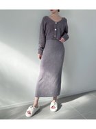 【スナイデル ホーム/SNIDEL HOME】のカーディガン×ワンピースセット 人気、トレンドファッション・服の通販 founy(ファニー) ファッション Fashion レディースファッション WOMEN ワンピース Dress おすすめ Recommend カーディガン Cardigan ギフト プレゼント Gift Present セットアップ Set Up 定番 Standard thumbnail DGRY[008]|ID: prp329100004358032 ipo3291000000030459636