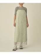 【エミ/emmi】のフラワーチュールキャミワンピース 人気、トレンドファッション・服の通販 founy(ファニー) ファッション Fashion レディースファッション WOMEN ワンピース Dress キャミワンピース No Sleeve Dresses おすすめ Recommend ストレッチ Stretch チュール Tulle デニム Denim フラワー Flower ペチコート Petticoat ポケット Pocket モチーフ Motif レギンス Leggings thumbnail MNT[021]|ID: prp329100004358036 ipo3291000000030459661