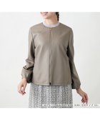 【レリアンプラスハウス/Leilian PLUS HOUSE】のノーカラージャケット【ROCHAS Premiere】 モカ|ID: prp329100004358077 ipo3291000000030459959