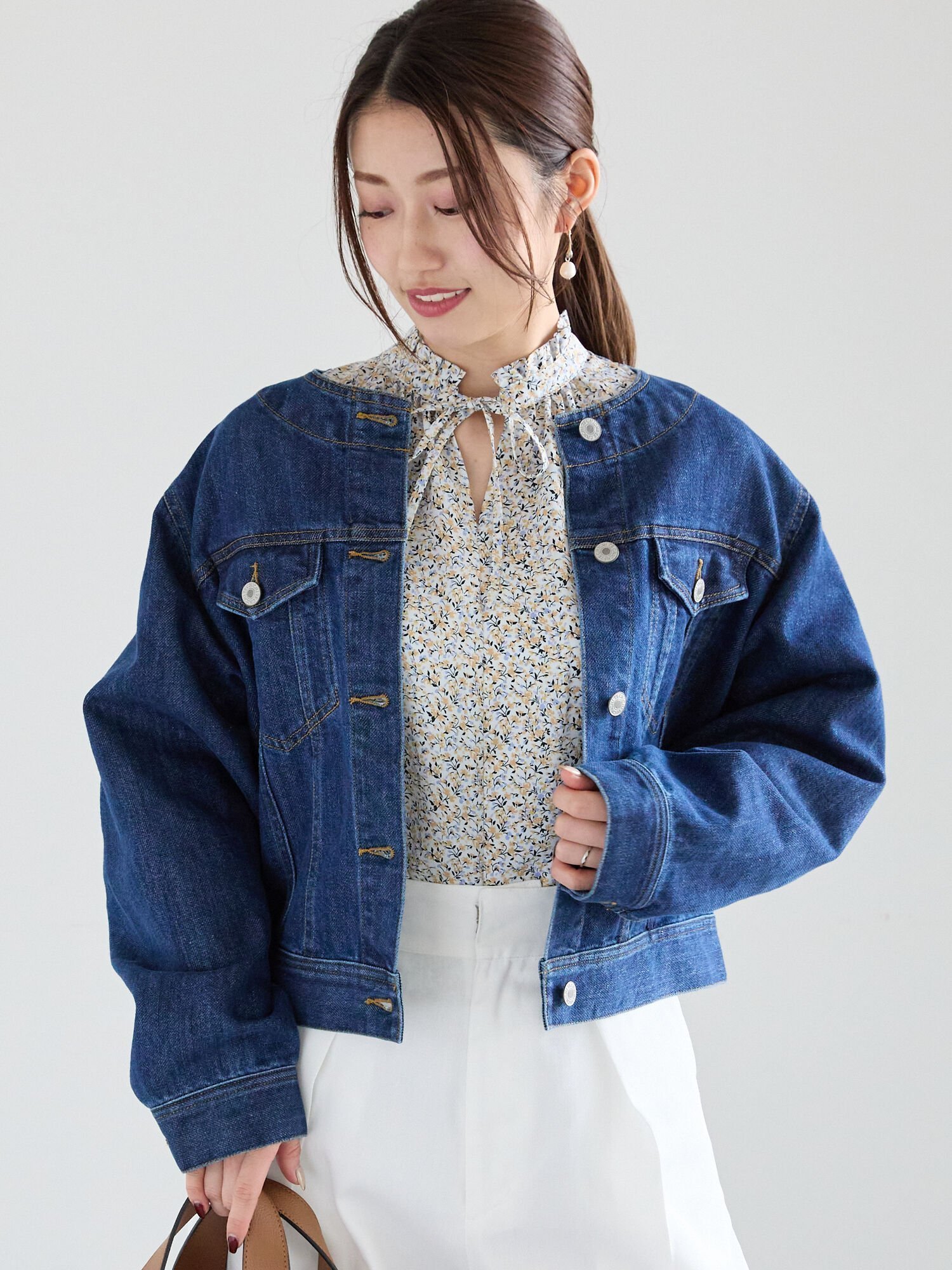 【テチチ/Te chichi】のDenimGジャン 人気、トレンドファッション・服の通販 founy(ファニー) 　ファッション　Fashion　レディースファッション　WOMEN　アウター　Coat Outerwear　ショート　Short　シンプル　Simple　デニム　Denim　バランス　Balance　フェミニン　Feminine　 other-1|ID: prp329100004358092 ipo3291000000030460061