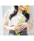 【ミスティ ウーマン/mysty woman】の【堀未央奈さん着用アイテム】フローラル刺繍レースブラウス アイボリー08|ID: prp329100004358263 ipo3291000000030462092