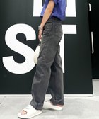 【ラコステ/LACOSTE】のオーガニックコットンガーメントダイ ルーズフィット ストレートデニムパンツ ブラック|ID: prp329100004358725 ipo3291000000030465442