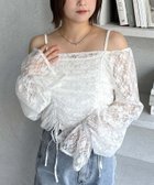 【アルシーヴ/archives】のレースドロストTOPS 人気、トレンドファッション・服の通販 founy(ファニー) ファッション Fashion レディースファッション WOMEN トップス・カットソー Tops/Tshirt おすすめ Recommend インナー Inner オフショル Off Shoulder コンパクト Compact シンプル Simple スクエア Square フレア Flare レース Race エレガント 上品 Elegant thumbnail OFF WHITE|ID: prp329100004359217 ipo3291000000030470440